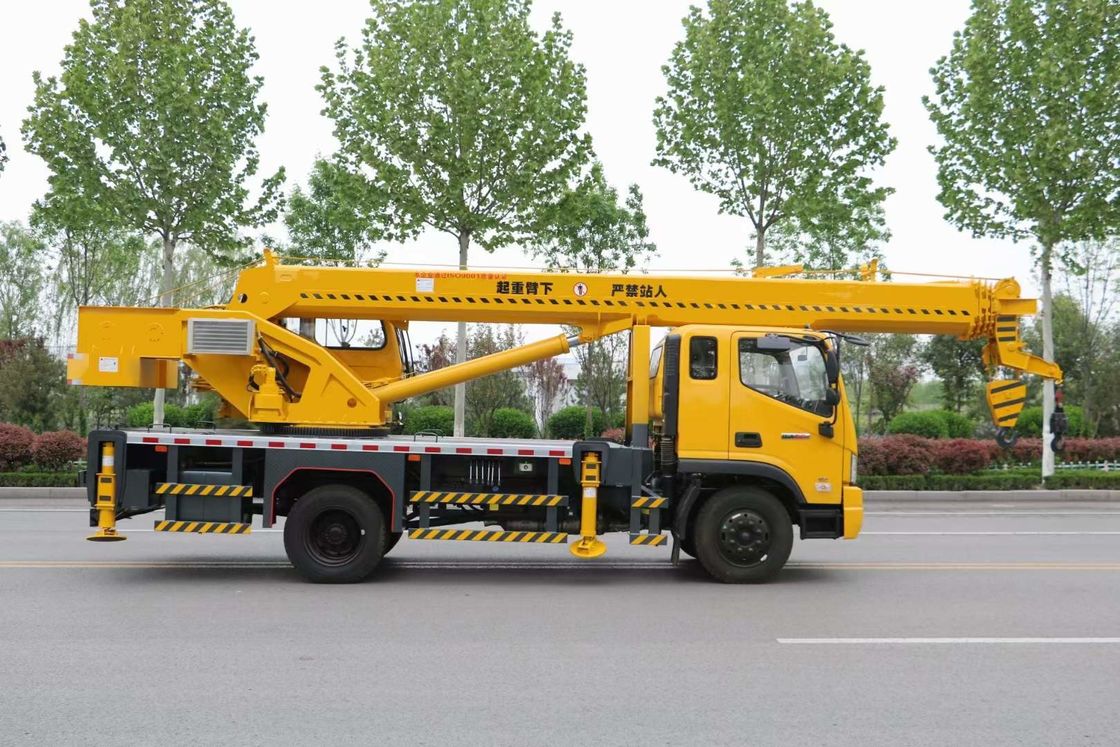 Potenza 160 CV giallo 12-15 tonnellate gru attrezzature di sollevamento camion gru usato gru camion
