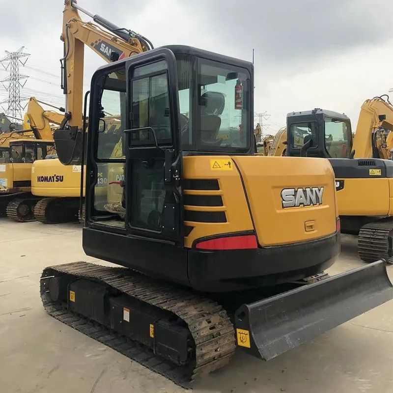Sany Used Excavator SY55C Pro con motore originale e 5780 kg di peso della macchina