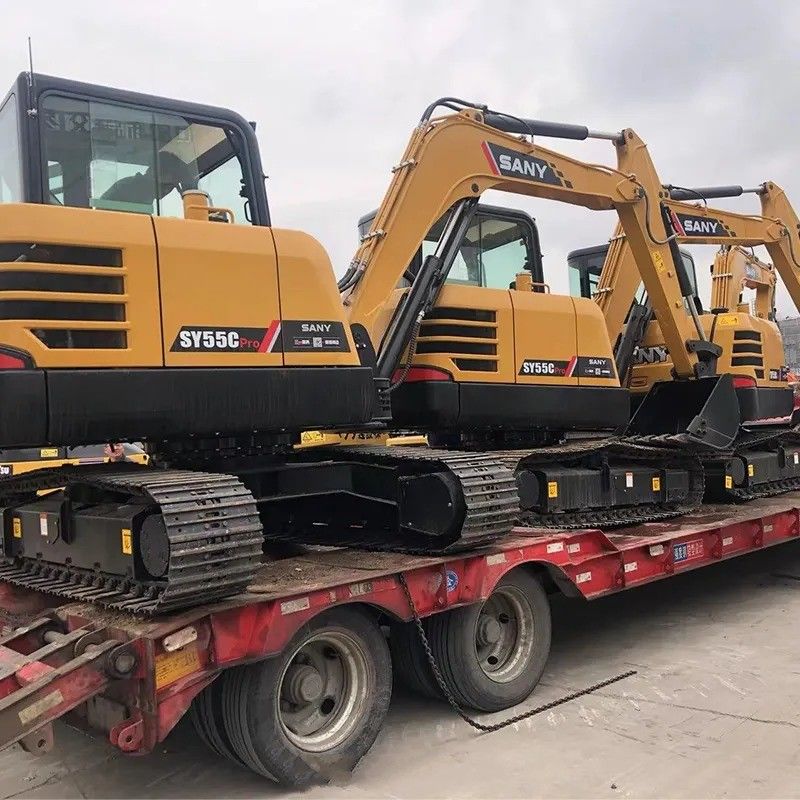 Sany Used Excavator SY55C Pro con motore originale e 5780 kg di peso della macchina