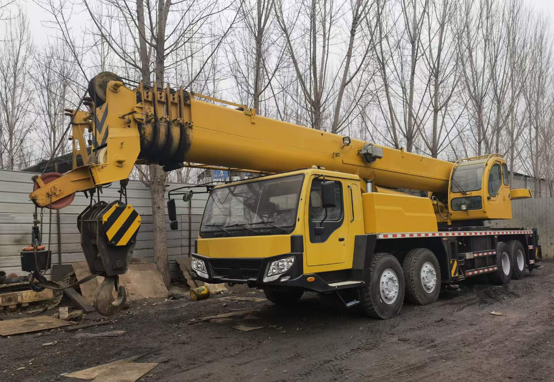 QY50KA 50t gru mobili per camion usato con motore in buone condizioni lunghezza del gomito 11,4m-43,5m