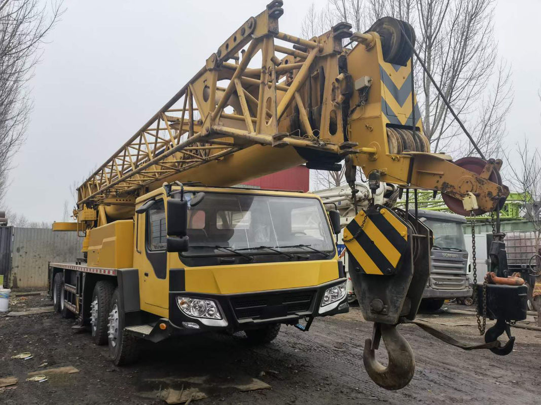 QY50KA 50t gru mobili per camion usato con motore in buone condizioni lunghezza del gomito 11,4m-43,5m