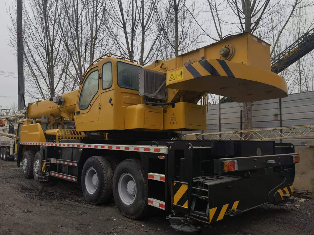QY50KA 50t gru mobili per camion usato con motore in buone condizioni lunghezza del gomito 11,4m-43,5m