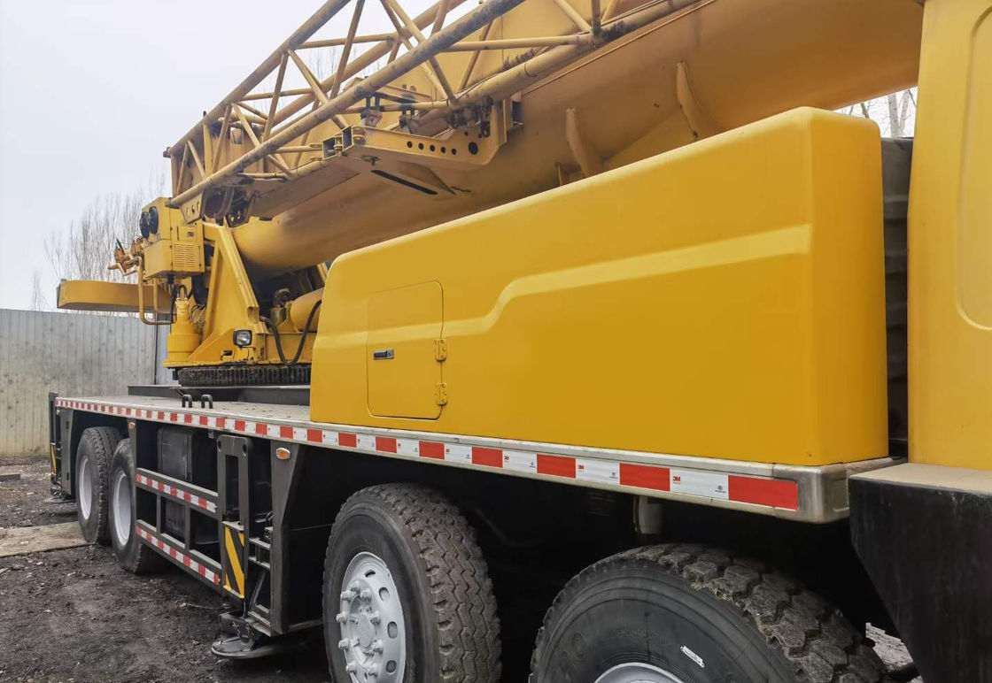 QY50KA 50t gru mobili per camion usato con motore in buone condizioni lunghezza del gomito 11,4m-43,5m