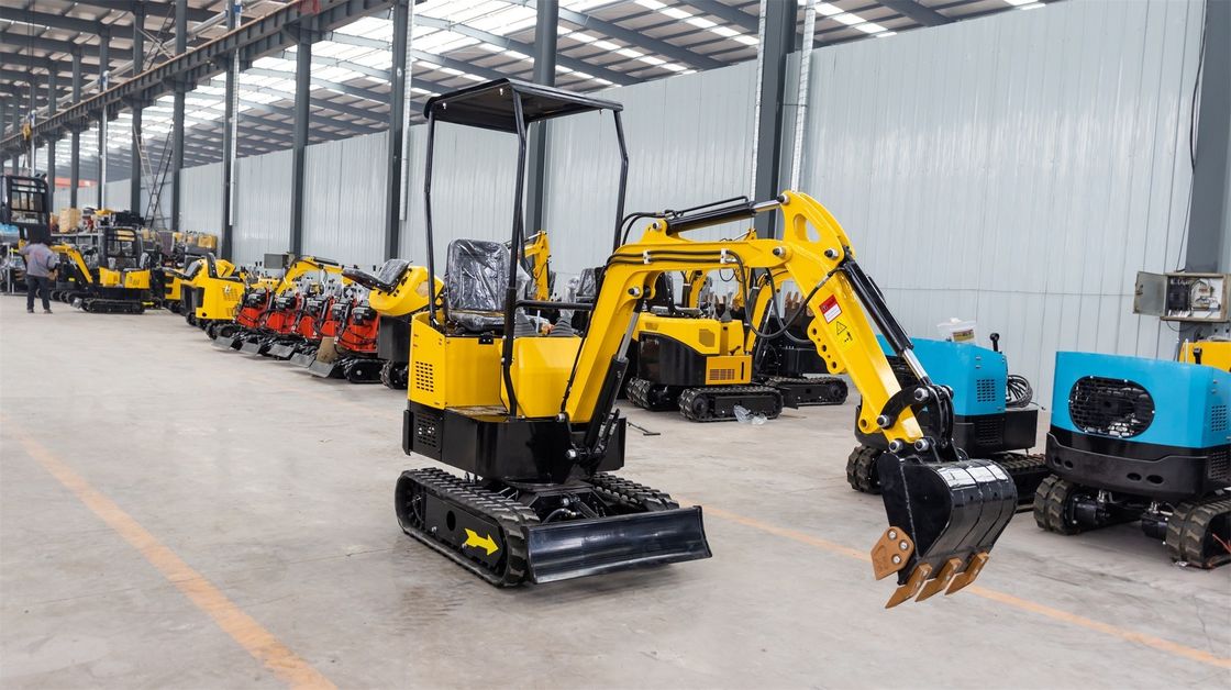 8.2 kW Motore diesel mini escavatore da 0,8-1 tonnellate con profondità massima di scavo di 1650 mm