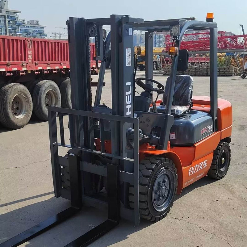 Dopo il servizio Video Supporto tecnico Elicottero 3 tonnellate carrello elevatore diesel lunghezza forchetta 1070mm