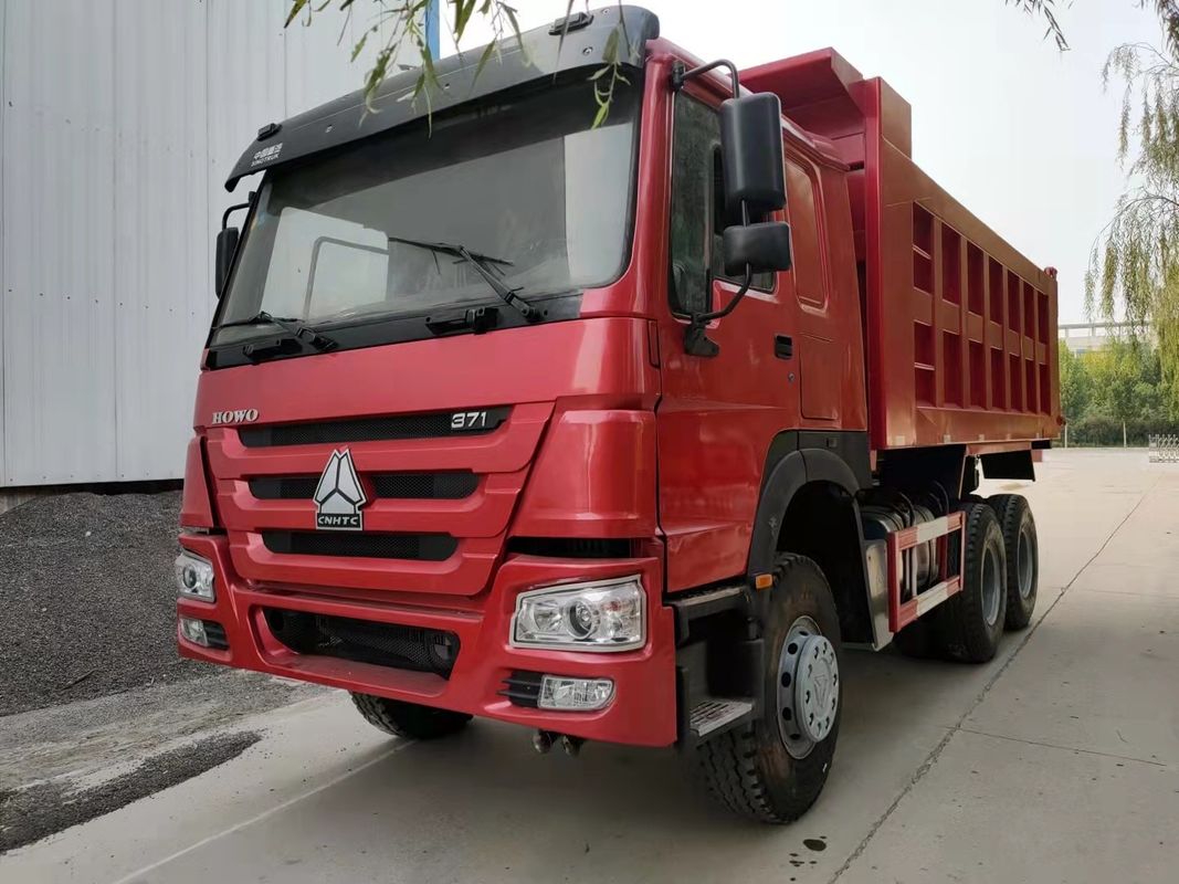 Sinotruk Howo Tipper Trucks 6x4 371hp 10 Wheeler Dump Truck senza controllo di velocità