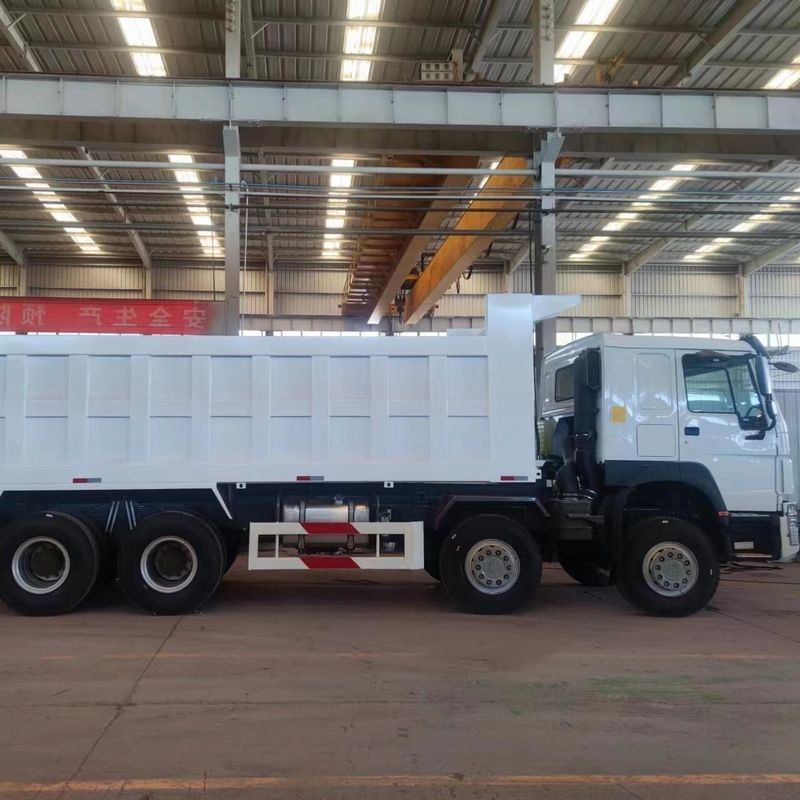 Howo 8x4 LHD Dump Tipper Truck con coppia massima 500-1000Nm e capacità motore 6-8L