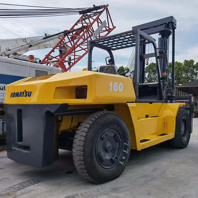 Aziende agricole 16 tonnellate di gasolio Usato carrello elevatore Komatsu con altezza di sollevamento 4m e larghezza di forcella 150m