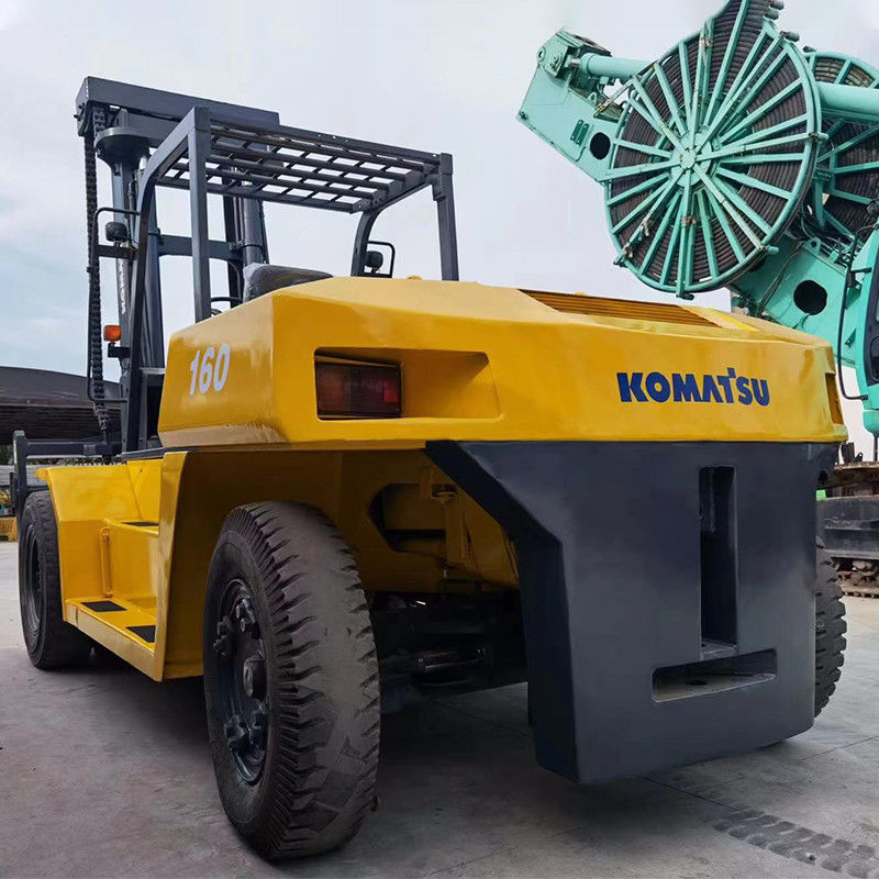Aziende agricole 16 tonnellate di gasolio Usato carrello elevatore Komatsu con altezza di sollevamento 4m e larghezza di forcella 150m