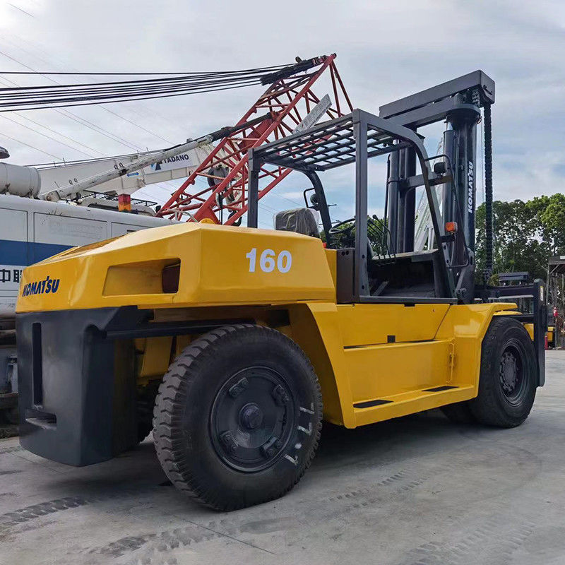 Aziende agricole 16 tonnellate di gasolio Usato carrello elevatore Komatsu con altezza di sollevamento 4m e larghezza di forcella 150m