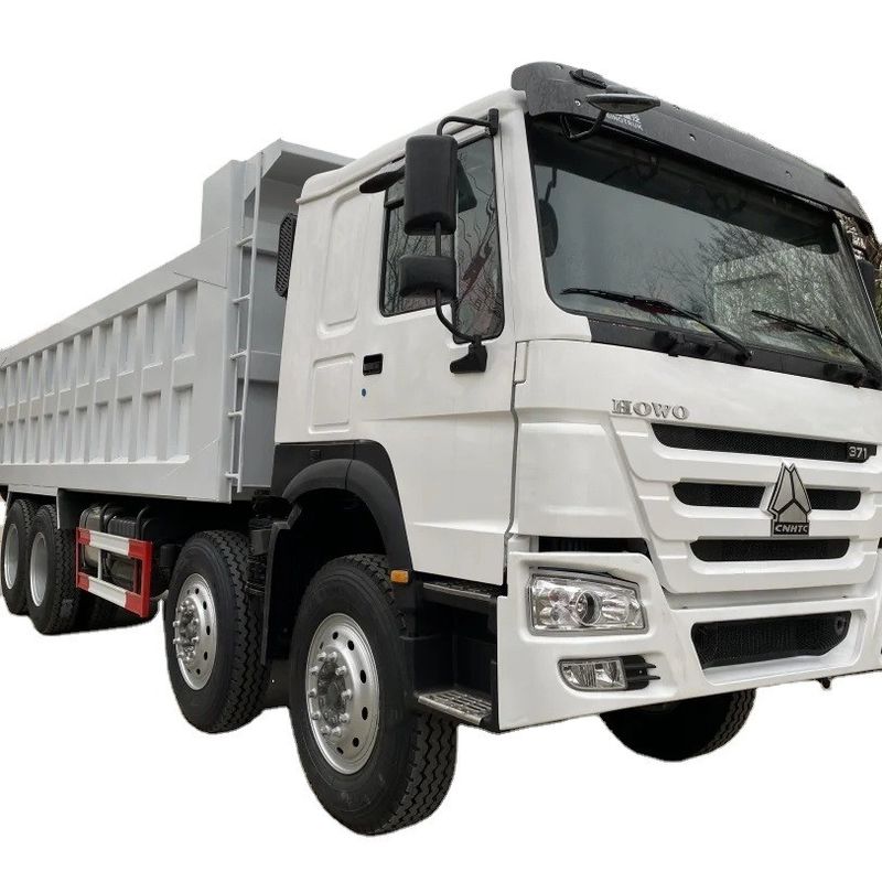 Sistema multimediale Nessuna Sinotruk HOWO 371HP Used Dump Trucks 8*4 per la miniera di costruzione