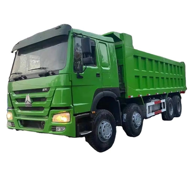 Completamente ristrutturato 371HP 8X4 HOWO Dump Truck con 6,2-8m lunghezza serbatoio di carico e ABS