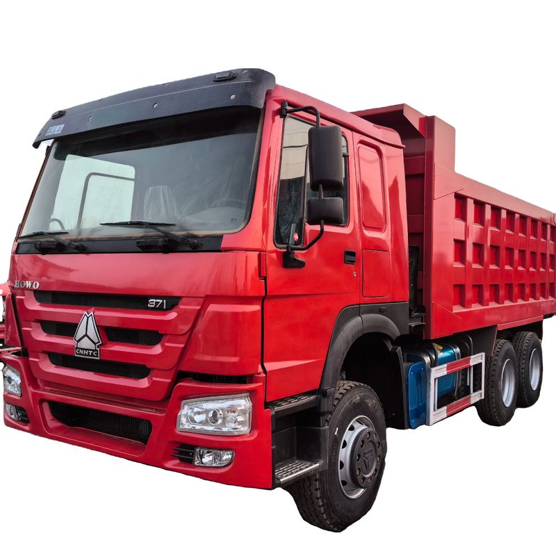 Completamente ristrutturato 371HP 8X4 HOWO Dump Truck con 6,2-8m lunghezza serbatoio di carico e ABS