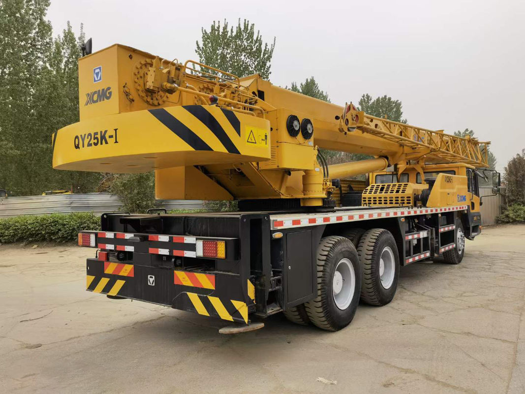 Granate per camion mobili sconto del 10% su gru per camion usate da 50 tonnellate da 25K5 con motore WEICHAI