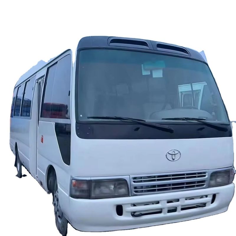 Toyota Coaster Bus a guida sinistra con pneumatici 9.00R20 e capacità del motore 4L