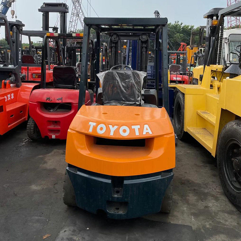 3.5t Usato carrello elevatore per miniere a quattro ruote Toyo Ta Diesel con larghezza di forcella 150m