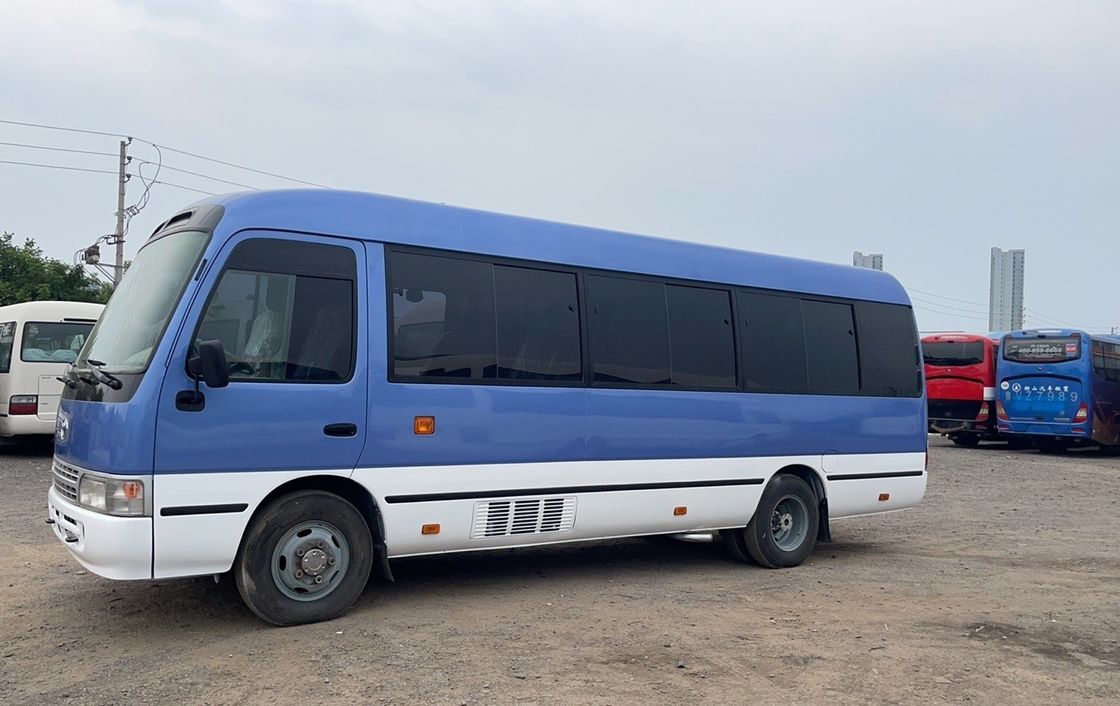 Trasmissione manuale a guida sinistra Tipo Toyota Coaster Bus Diesel Autobus usato con 30 posti