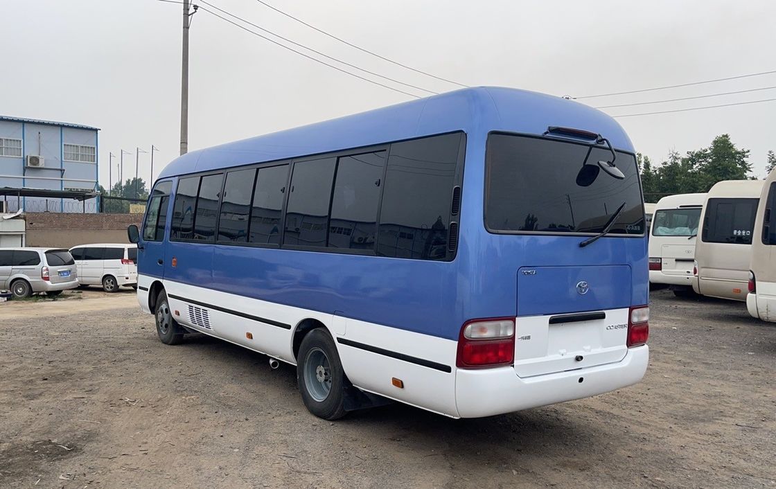Trasmissione manuale a guida sinistra Tipo Toyota Coaster Bus Diesel Autobus usato con 30 posti