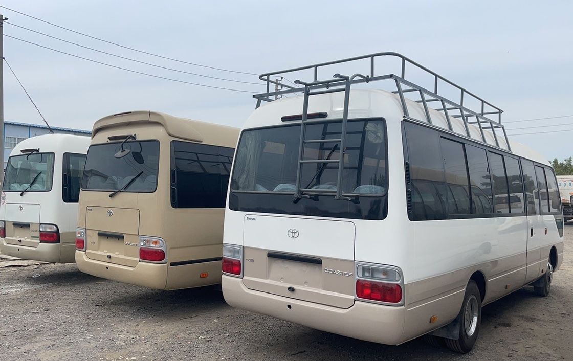 Autobus diesel di lusso Toyota Coaster usato da 30 posti per Euro 3 standard di emissioni