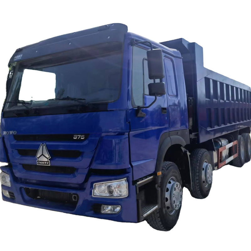 16 ruote HOWO 8X4 Camionetto di scarico ad incasso usato pesante con capacità del serbatoio del carburante 300-400L