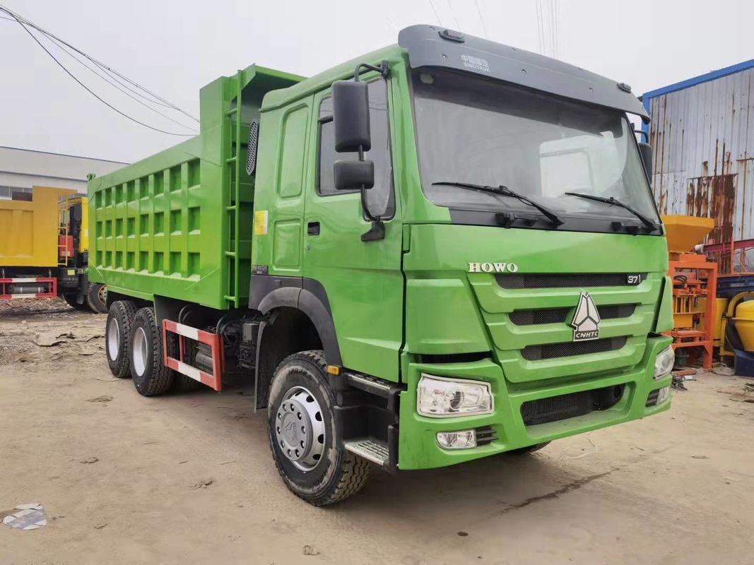 LHD SINO TRUCK HOWO 371HP 6x4 Used Heavy-Duty Dump Tipper Truck per 2 passeggeri