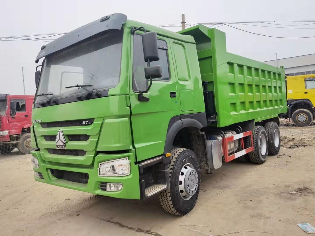 LHD SINO TRUCK HOWO 371HP 6x4 Used Heavy-Duty Dump Tipper Truck per 2 passeggeri
