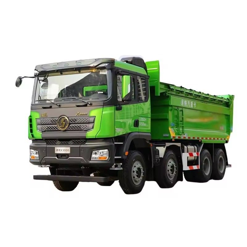 Shacman X3000 camion a gomma 400hp 8*4 24 metri cubi camion a scarico con sistema multimediale