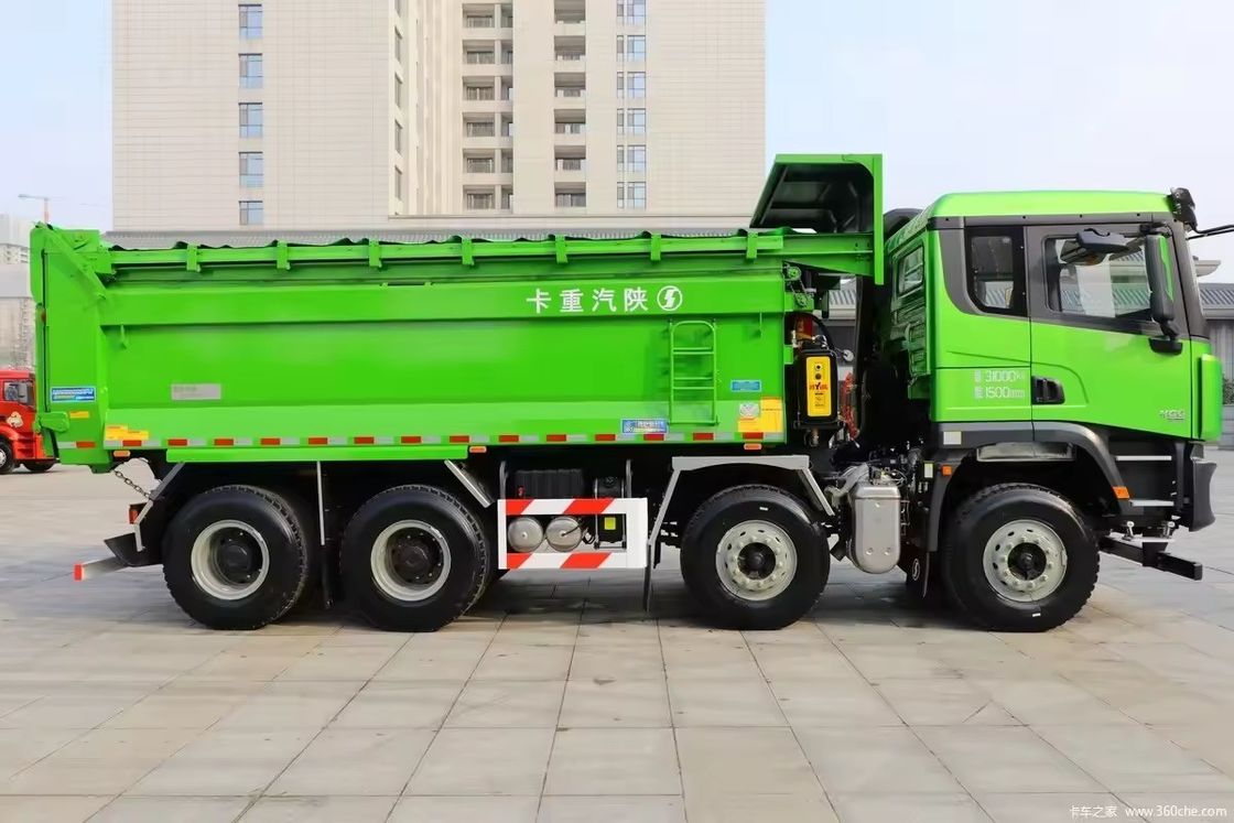 Shacman X3000 camion a gomma 400hp 8*4 24 metri cubi camion a scarico con sistema multimediale