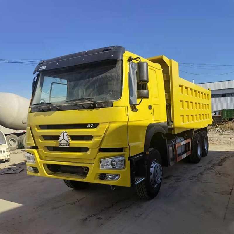 Completamente rinnovato 371HP 6X4 HOWO Dump Truck con cambio in avanti numero 10 e capacità motore 8L