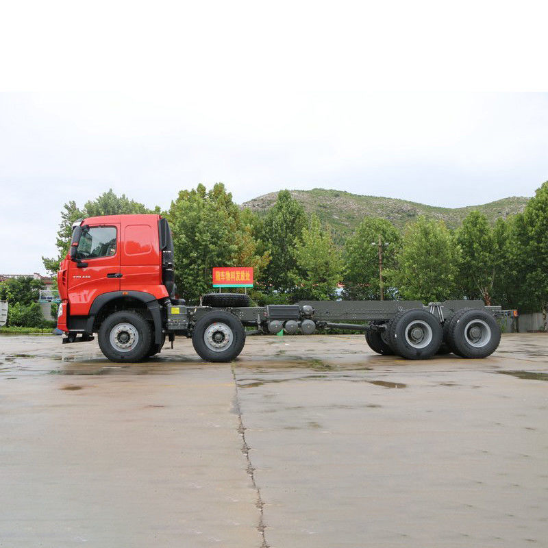 440 CV 8*4 HOWO Dump Tipper Truck Motore di seconda mano Capacità 8L Cruise Control Nessuna