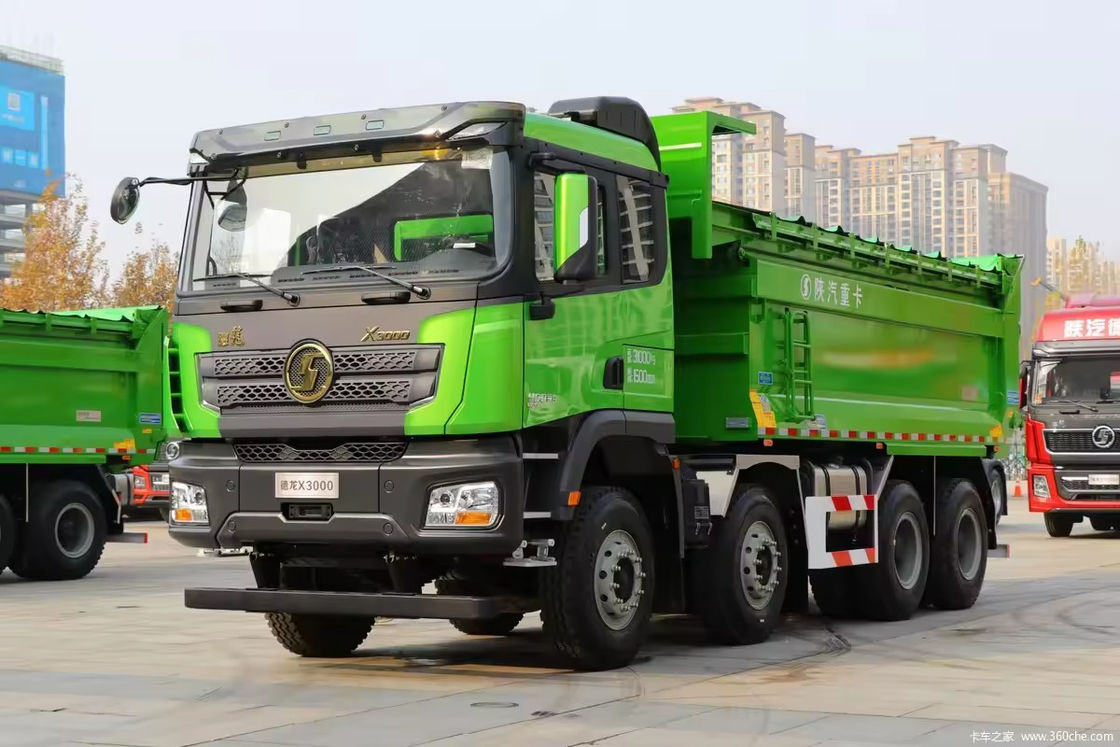 Camion Sinotruk Shacman X3000 8x4 12 ruote 25 Cbm Dump Truck con motore Weichai