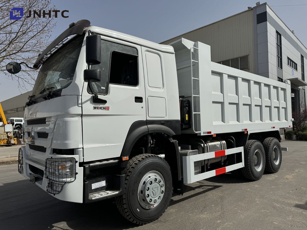 Camion a gomma usato Camion a gomma Sinotruck Howo 6x4 Camion a gomma pesante Euro2 380hp