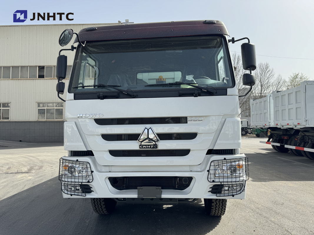 Camion a gomma usato Camion a gomma Sinotruck Howo 6x4 Camion a gomma pesante Euro2 380hp