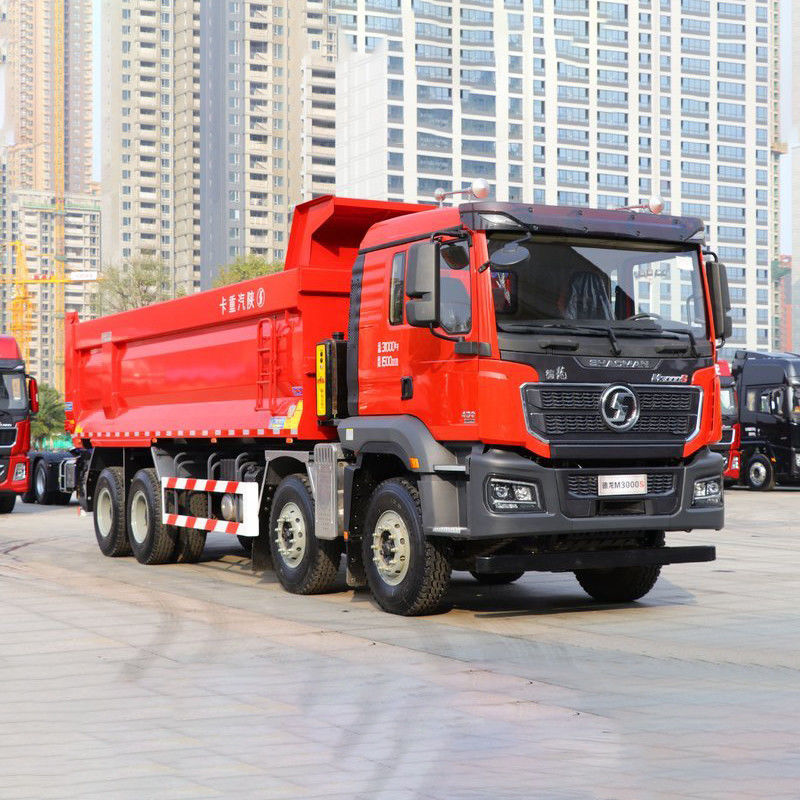 350 CV 8x4 6.8m Shacman Dump Tipper Truck con 12 pneumatici e Euro 2 standard di emissioni