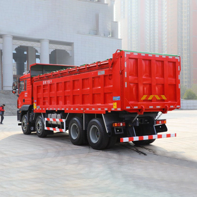 350 CV 8x4 6.8m Shacman Dump Tipper Truck con 12 pneumatici e Euro 2 standard di emissioni