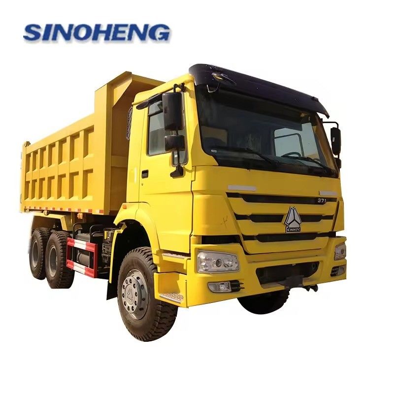 6x4 trazione a ruote SINOTRUK Howo Mining 20 tonnellate 25 tonnellate 371hp camion a gomma camion usato