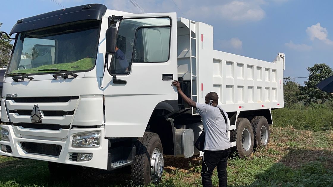Usato Sinotruk Howo Lhd Rhd 6*4 10 Ruote 371hp 336hp Dump Tipper Truck Senza Camera Posteriore