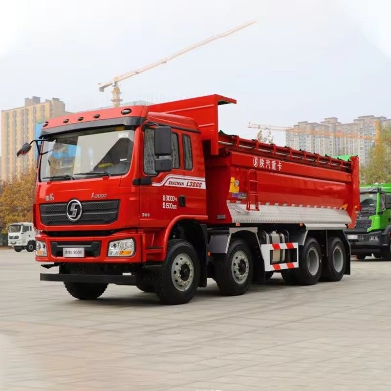 Guida a sinistra 30cbm Camion a gomma usato Camion spazzatura Shacman F3000 8*4 12 ruote Euro 2