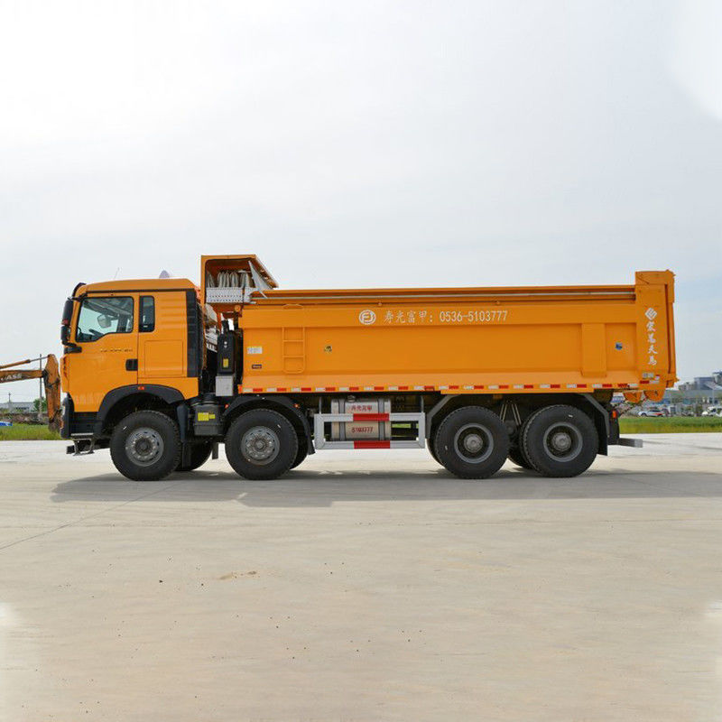 440 CV 8x4 6,5 m HOWO Dump Truck con serbatoio di carico lunghezza 6,2-8 m e motore MC11.44-60