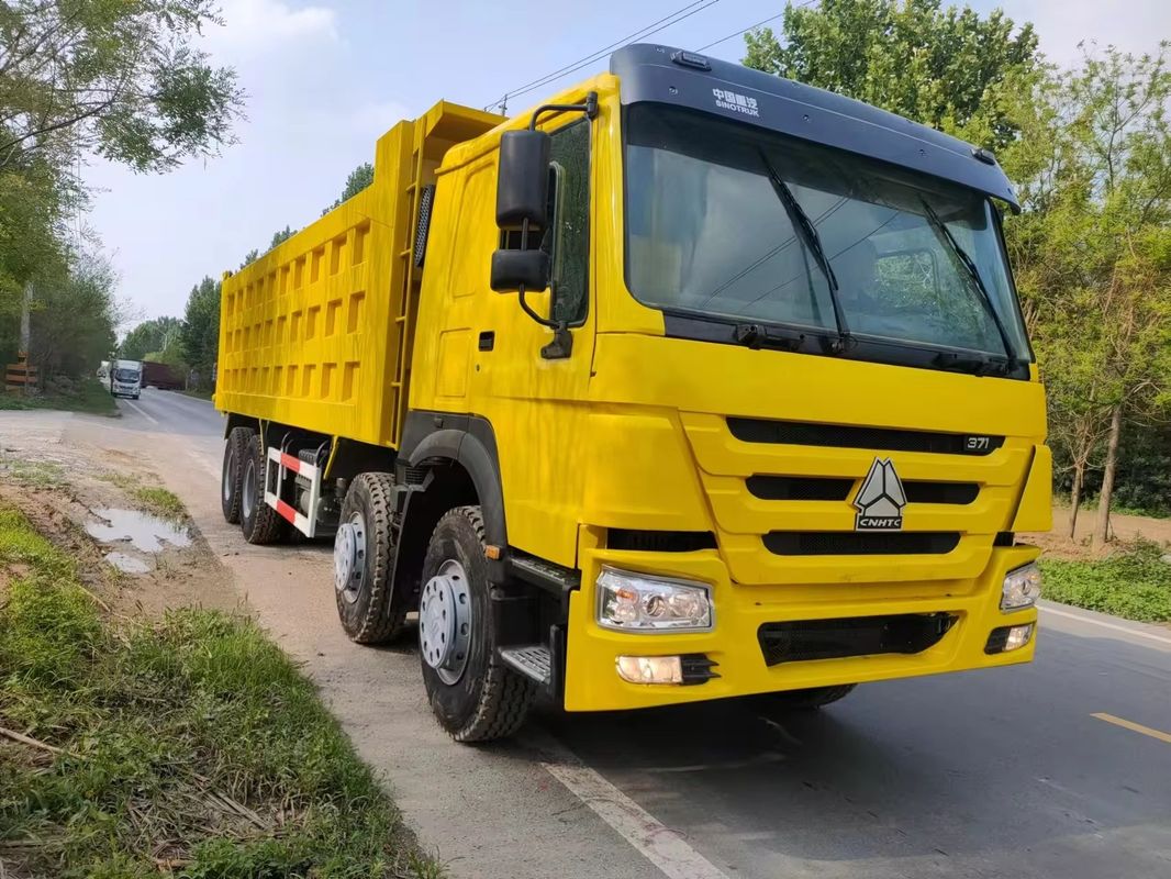 Sinotruk Howo 8x4 371hp 450hp 24 metri cubi Used Dump Tipper Truck senza ABS