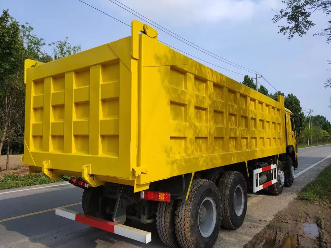 Sinotruk Howo 8x4 371hp 450hp 24 metri cubi Used Dump Tipper Truck senza ABS
