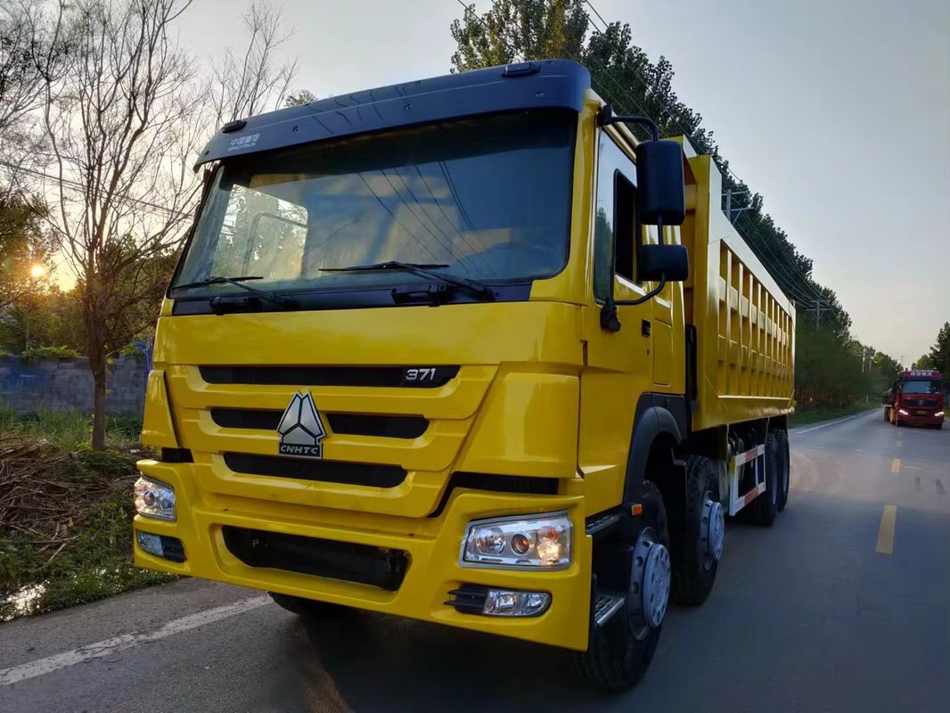 Sinotruk Howo 8x4 371hp 450hp 24 metri cubi Used Dump Tipper Truck senza ABS