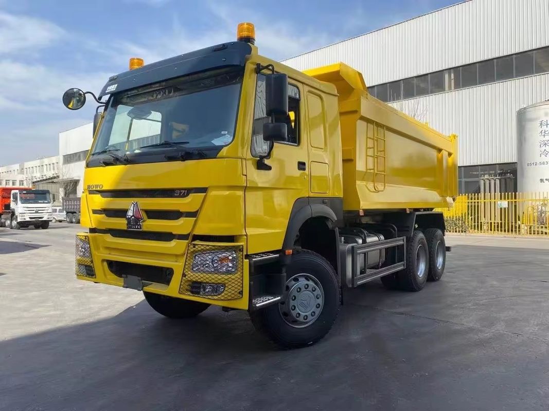 Usato Sinotruk Howo 20 tonnellate 10 ruote 6x6 6x4 371hp 450hp Heavy Duty second hand dump tipper truck