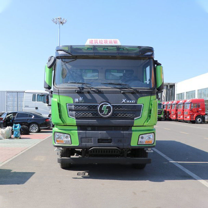 400 CV 6x4 5.8m Shacman Dump Truck di seconda mano con motore a finestre automatiche Capacità 8L