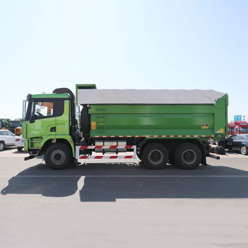 400 CV 6x4 5.8m Shacman Dump Truck di seconda mano con motore a finestre automatiche Capacità 8L