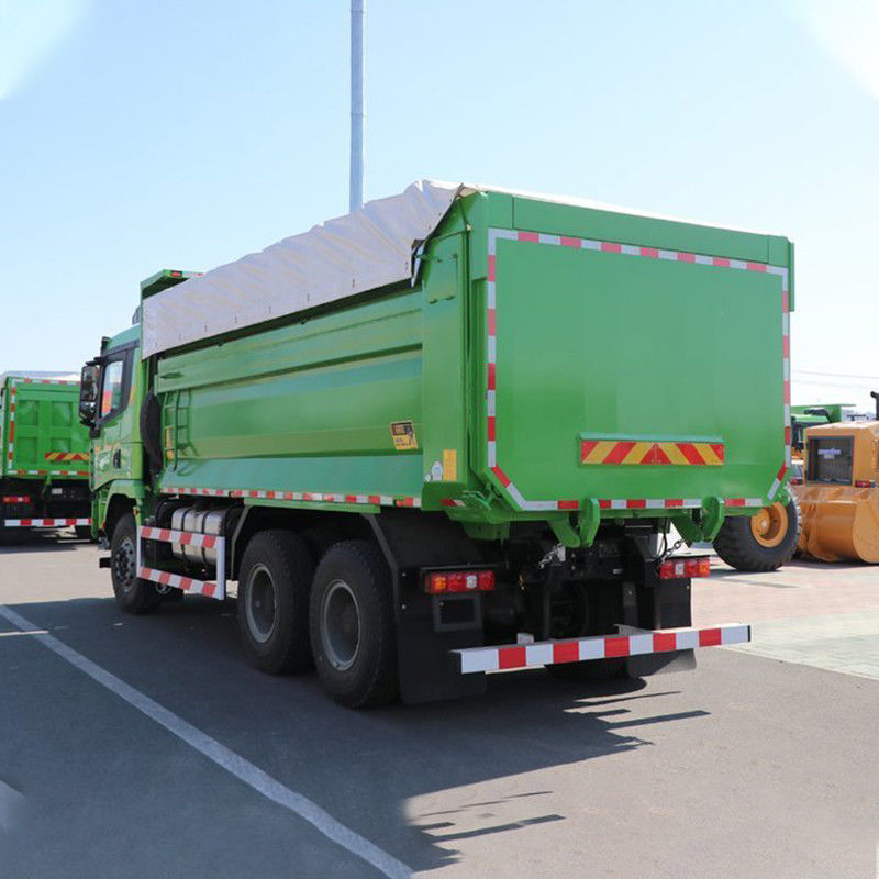 400 CV 6x4 5.8m Shacman Dump Truck di seconda mano con motore a finestre automatiche Capacità 8L