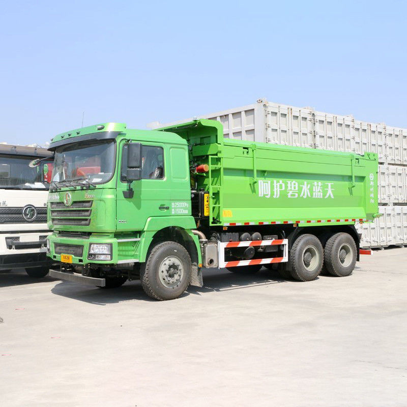 SHACMAN 6x4 380hp Dump Tipper Truck con buone condizioni e peso totale del veicolo di 15-20T