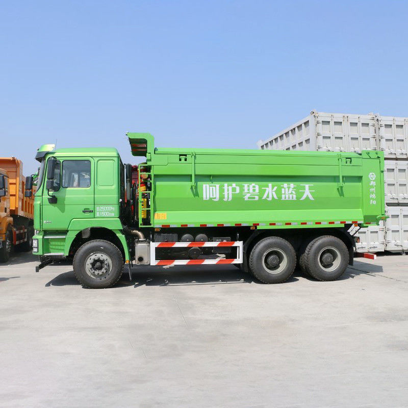 SHACMAN 6x4 380hp Dump Tipper Truck con buone condizioni e peso totale del veicolo di 15-20T