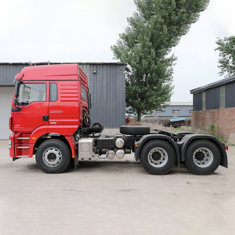 420 CV 6X4 Shacman Used Tractor Truck con pneumatici 12R22.5 e standard di emissione EURO 5
