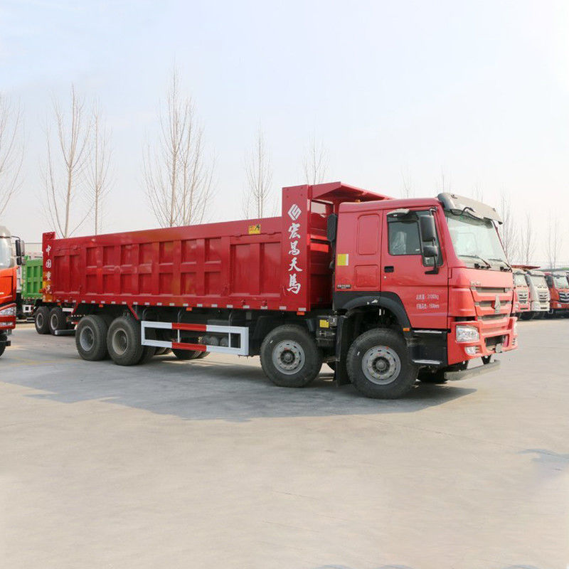 Usato 380 CV 8x4 8,5m HOWO Dump Truck Peso totale del veicolo ≥30T e touch screen Nessuna